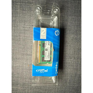 CRUCIAL‎ 4GB DDR3 PC3-12800 SODIMM MEMORY CT51264BF160B.C16FER2 | 2 Pack